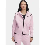 Bluzy sportowe damskie - Bluza z kapturem damska Under Armour Unstoppable FZ - miniaturka - grafika 1