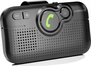 Zestaw głośnomówiący Audiocore Zestaw głośnomówiący bluetooth 5.0 Audiocore, A2DP, głośnik 2W, wspiera Google i Siri, AC475 - Zestawy głośnomówiące - miniaturka - grafika 1