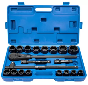 Klucze Nasadowe Udarowe 3/4" 6-kątne 21 el TRADE HOUSE - Nasadki do elektronarzędzi - miniaturka - grafika 1