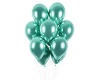 Balony i akcesoria - Gemar Balloons Balony "Shiny" zielony chrom Gemar 13" 50 szt GB120/93 - miniaturka - grafika 1