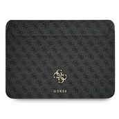 Torby na laptopy - Guess Torba Sleeve GUCS13G4GFGR 13 cali szary/grey 4G Big Logo GUE1204GRY - miniaturka - grafika 1