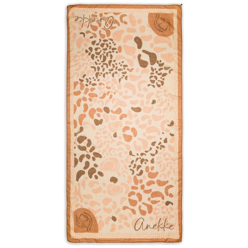 Anekke 42480-062 szal damski brązowy w centki