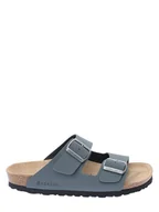 Klapki i japonki damskie - BACKSUN Klapki w kolorze szarym - miniaturka - grafika 1