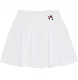 Spódniczka tenisowa juniorska Fila Skort Sonia Girls biała 6-8 - Sukienki i spódnice sportowe - miniaturka - grafika 1