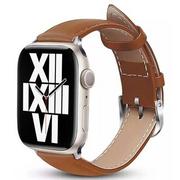 Akcesoria do smartwatchy - Crong Pasek Noble Band do Apple Watch (38/40/41mm) Jasnobrązowy - miniaturka - grafika 1