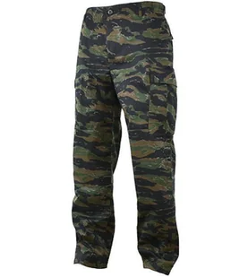 Spodnie myśliwskie męskie Mil-Tec BDU Wzmocnione Tiger Stripe - Odzież trekkingowa męska - miniaturka - grafika 1