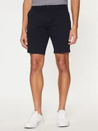 Spodenki męskie - Calvin Klein Szorty materiałowe Modern Twill K10K114063 Granatowy Slim Fit - miniaturka - grafika 1