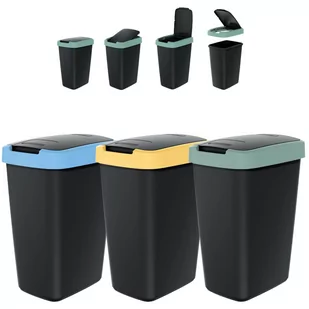 3x Kosz na śmieci 12l COMPACTA Zestaw do sortowania - Kosze na śmieci - miniaturka - grafika 1