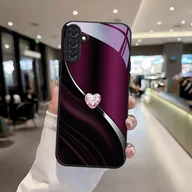 Inne - TEMU metaliczna powłoka szkła hartowanego obudowa telefonu zaprojektowana dla różnych modeli Samsung , w tym A04 do A56 i S21 do S25, wyposażona w - miniaturka - grafika 1