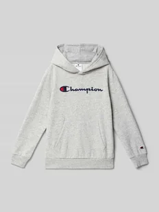 Bluza z kapturem z wyhaftowanym logo - Swetry dla chłopców - miniaturka - grafika 1