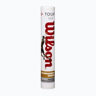 Lotki do badmintona Wilson Tour BWF 12 szt. white - Badminton - miniaturka - grafika 1
