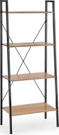 Regały - Elior Loftowy regał Lusso 6X - dąb sonoma - miniaturka - grafika 1