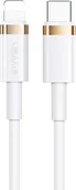 Kable USB - Kabel USB Usams USB-C - Lightning 1.2 m Biały SJ484USB02 - miniaturka - grafika 1
