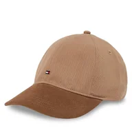 Czapki męskie - Czapka z daszkiem Tommy Hilfiger Th Flag Herringbone 6 Panel Cap AM0AM13385 Brązowy - miniaturka - grafika 1