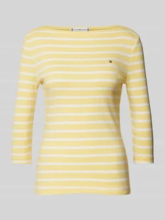 T-shirt o kroju slim fit z czystej bawełny model ‘CODY’ - Koszulki i topy damskie - miniaturka - grafika 1