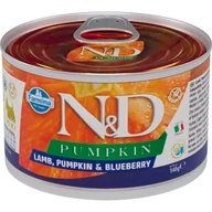 Mokra karma dla psów - Farmina N&D Dog lamb pumpkin blueberry mini 140 g - miniaturka - grafika 1