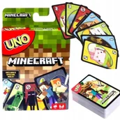 Gry planszowe - Uno Minecraft - Mattel - miniaturka - grafika 1
