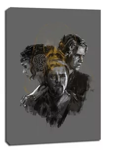 Star Wars Gwiezdne Wojny I Generacja - obraz na płótnie Wymiar do wyboru: 60x80 cm - Obrazy i zdjęcia na płótnie - miniaturka - grafika 1