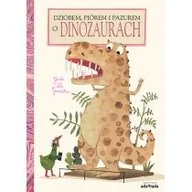 Książki edukacyjne - Dziobem, piórem i pazurem o dinozaurach - miniaturka - grafika 1