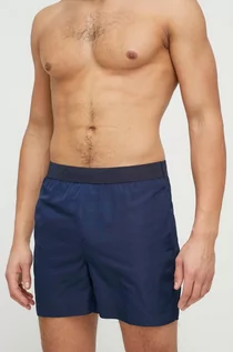 Kąpielówki męskie - Calvin Klein szorty kąpielowe kolor granatowy - grafika 1
