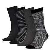 Skarpetki męskie - Levi's Skarpety męskie CLSSC (4 sztuki), Black Combo., 39-42 EU - miniaturka - grafika 1