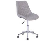 Fotele i krzesła biurowe - Beliani Krzesło biurowe regulowane ekoskóra szare MARIBEL - miniaturka - grafika 1