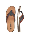 Klapki i japonki męskie - Rieker Japonki 21072-14 Granatowy - miniaturka - grafika 1