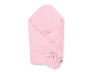 Rożek dla niemowląt z wiązaniem 2w1 usztywniany i miękki - jasny róż - Rożki i beciki Rożek dla niemowląt z wiązaniem 2w1 usztywniany i miękki - jasny róż - Rożki i beciki - miniaturka - grafika 1