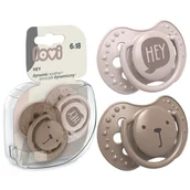 Smoczki uspokajające - LOVI SMOCZEK USPOKAJAJĄCY SMOCZKI HEY 6-18 m 2szt. - miniaturka - grafika 1