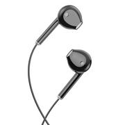 Słuchawki - XO EP54 jack 3,5mm douszne czarne - miniaturka - grafika 1