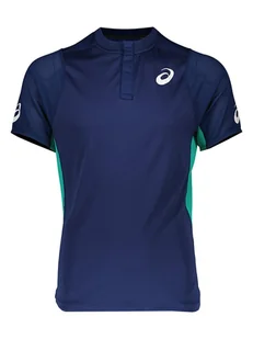 asics Koszulka sportowa w kolorze niebiesko-miętowym - Koszulki sportowe męskie - miniaturka - grafika 1