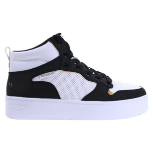 Buty na co dzień młodzieżowe SKECEHRS COURT HIGH SHINE eko skóra - Buty trekkingowe damskie - miniaturka - grafika 1