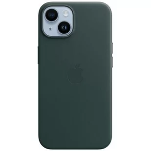 Etui APPLE Leather Case MagSafe do iPhone 14 Leśna zieleń - Etui i futerały do telefonów - miniaturka - grafika 1
