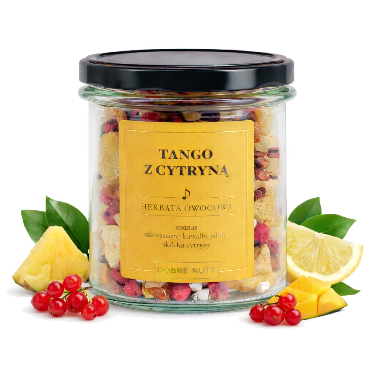 TANGO Z CYTRYNĄ - HERBATA OWOCOWA - DOBRE NUTY 70G