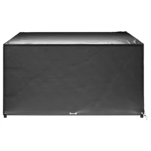 Pokrowce na meble ogrodowe, 2 szt., 16 oczek, 278x204x105 cm Lumarko! - Pokrowce na meble ogrodowe - miniaturka - grafika 5