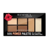 Palety i zestawy do makijażu - Rimmel Mini Power Wielofukcyjna Paletka 002 6,8G - miniaturka - grafika 1