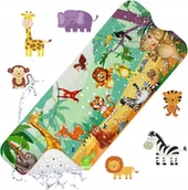 Wanienki dla dzieci - Mata do wanny, prysznic, antypoślizgowa 100x40 cm dla dzieci Lew ZOO Safari - miniaturka - grafika 1