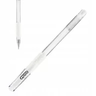 Długopisy - Grand Długopis żelowy GR-101 0.5mm biały 12szt - miniaturka - grafika 1