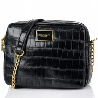 Torebki damskie - Torebka Monnari Listonoszka Pikowana Logo chanelka - miniaturka - grafika 1