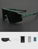 Okulary przeciwsłoneczne - Okulary przeciwsłoneczne Rockbros 1017 Zielony One - miniaturka - grafika 1