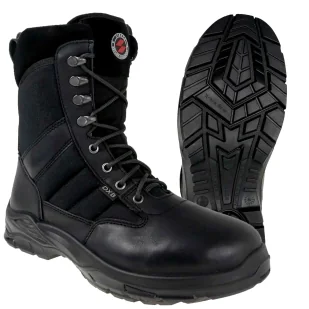 Buty Wojskowe Taktyczne Sibeza DXB Czarne Safe ZIP43 - Odzież taktyczna i umundurowanie - miniaturka - grafika 1