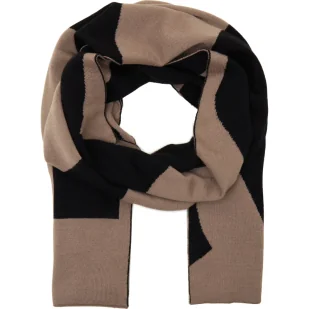 BOSS GREEN Dwustronny szal Acro_Scarf-X | z dodatkiem wełny - Apaszki i szaliki męskie - miniaturka - grafika 1