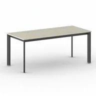 Stoły i stoliki do biura - B2B Partner Stół konferencyjny PRIMO INVITATION 1800 x 800 x 740 mm, dąb naturalny 499544 - miniaturka - grafika 1