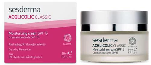 Krem Sesderma Acglicolic Classic Moisturising Cream SPF15 50 ml (8470002507951)