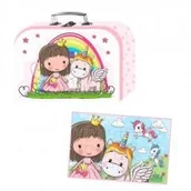 Puzzle - Puzzle w walizce Lillie i Ellie 24el Barbo Toys - puzzle - miniaturka - grafika 1