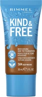 Podkłady do twarzy - Rimmel Kind&Free skin tint - podkład do twarzy 504 Deep mocha - miniaturka - grafika 1