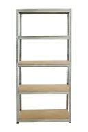 Szafy i regały magazynowe - Regał Helios magazynowy metalowy HZZ_213X075X30_5_275 ilość półek 5 nośność 275 kg / Wamar-Sosenka - miniaturka - grafika 1