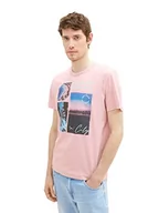 Koszulki męskie - TOM TAILOR T-shirt męski, 11055 – Morning Pink, XL - miniaturka - grafika 1
