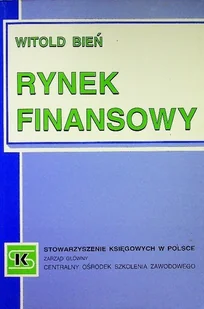 Rynek Finansowy - Finanse, księgowość, bankowość - miniaturka - grafika 1