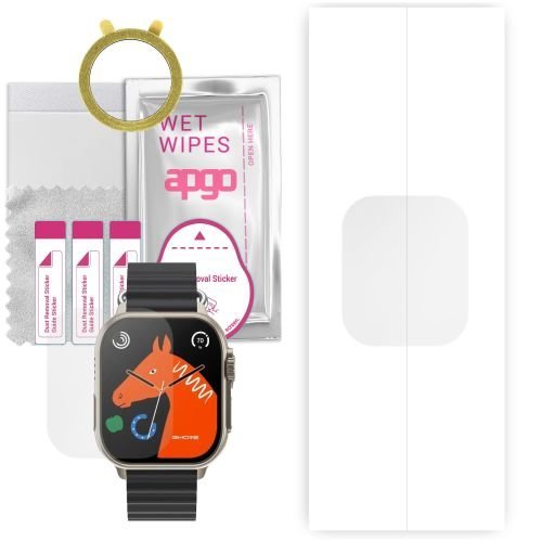 1x folia hydrożelowa ochronna do Rubicon RNCF17 - apgo Smartwatch Hydrogel Protection Ochrona na ekran smartwatcha
